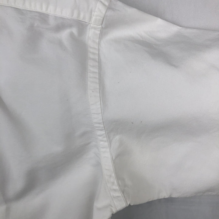Ralph Lauren YARMOUTH long sleeve button down shirt, men's XL size cotton white type Vintage Second Hand