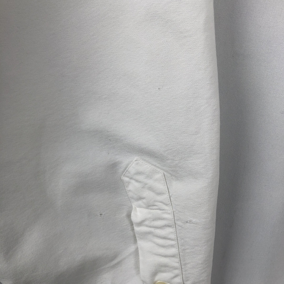 Ralph Lauren YARMOUTH long sleeve button down shirt, men's XL size cotton white type Vintage Second Hand