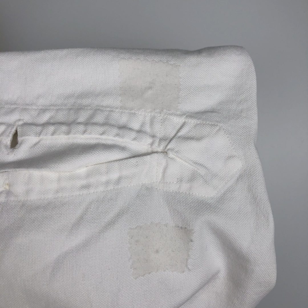 Ralph Lauren YARMOUTH long sleeve button down shirt, men's XL size cotton white type Vintage Second Hand