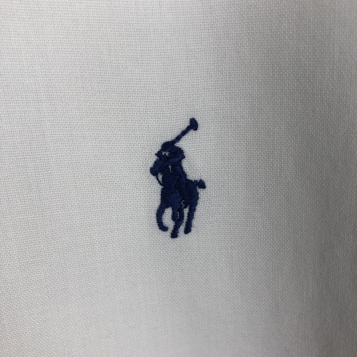 Ralph Lauren CUSTOM FIT long sleeve button down shirt, men's size M cotton white type Vintage Second Hand