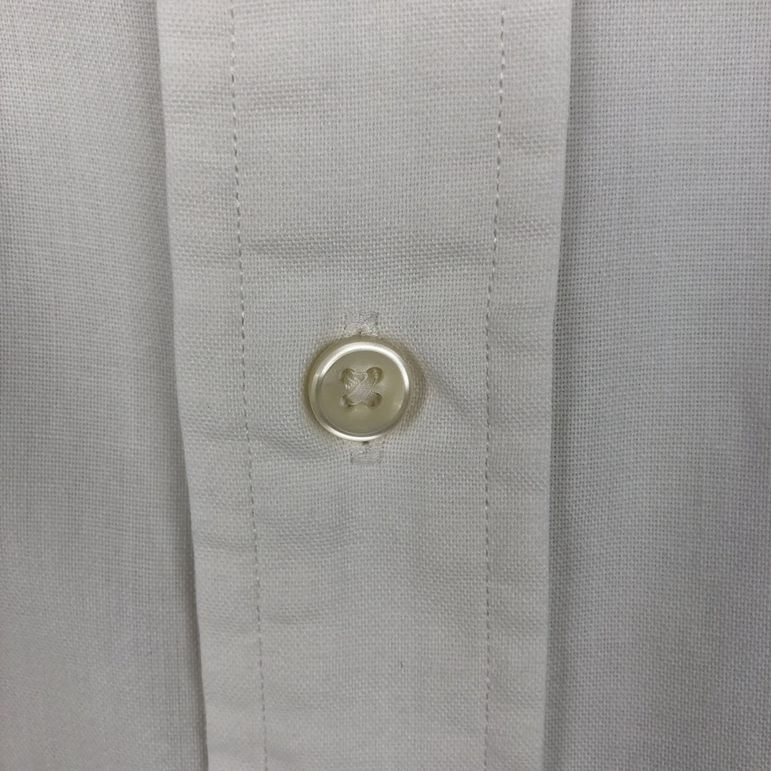 Ralph Lauren CUSTOM FIT long sleeve button down shirt, men's size M cotton white type Vintage Second Hand