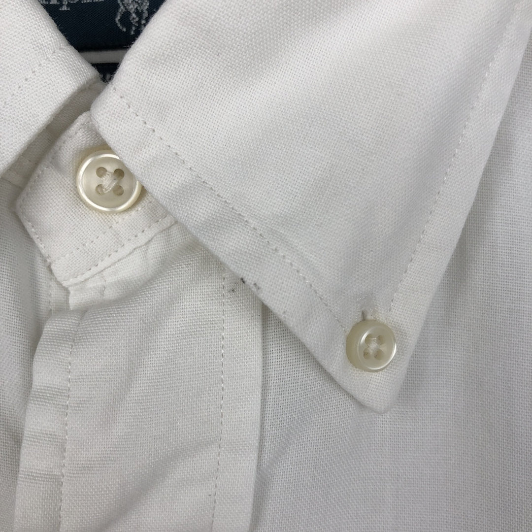 Ralph Lauren CUSTOM FIT long sleeve button down shirt, men's size M cotton white type Vintage Second Hand