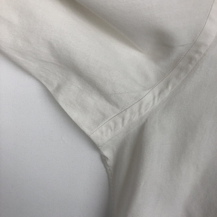 Ralph Lauren CUSTOM FIT long sleeve button down shirt, men's size M cotton white type Vintage Second Hand