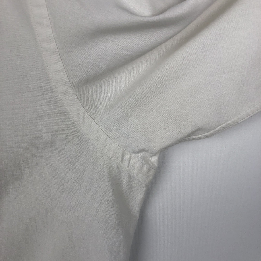 Ralph Lauren CUSTOM FIT long sleeve button down shirt, men's size M cotton white type Vintage Second Hand