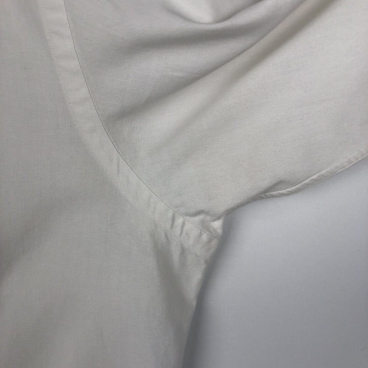 Ralph Lauren CUSTOM FIT long sleeve button down shirt, men's size M cotton white type Vintage Second Hand