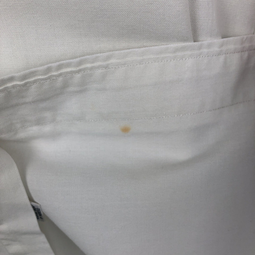 Ralph Lauren CUSTOM FIT long sleeve button down shirt, men's size M cotton white type Vintage Second Hand