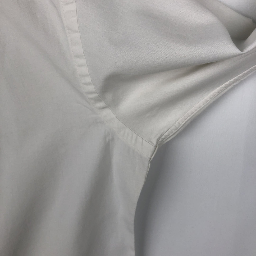Ralph Lauren CUSTOM FIT long sleeve button down shirt, men's size M cotton white type Vintage Second Hand