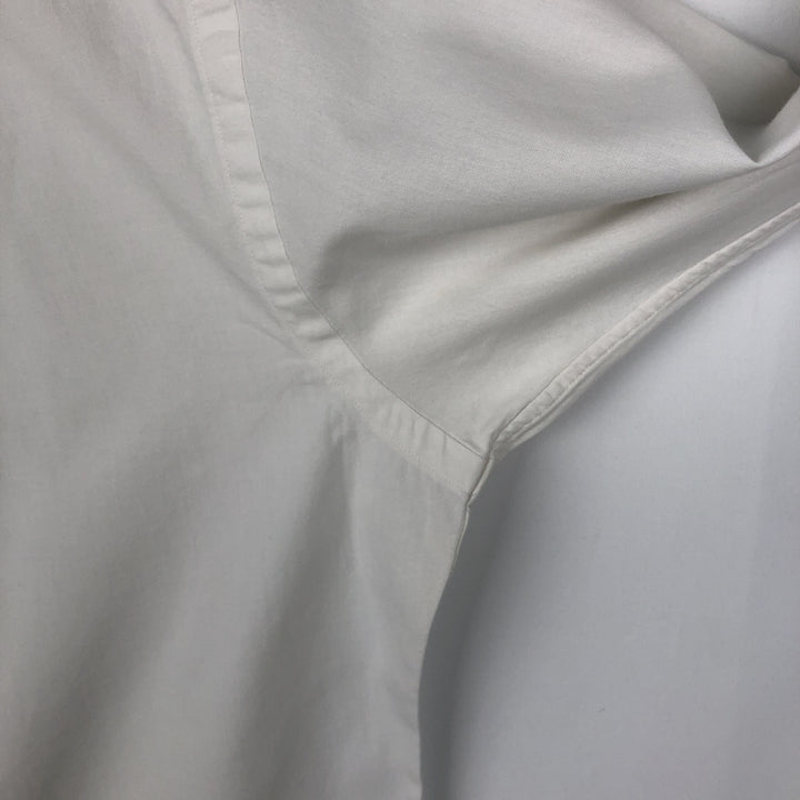 Ralph Lauren CUSTOM FIT long sleeve button down shirt, men's size M cotton white type Vintage Second Hand