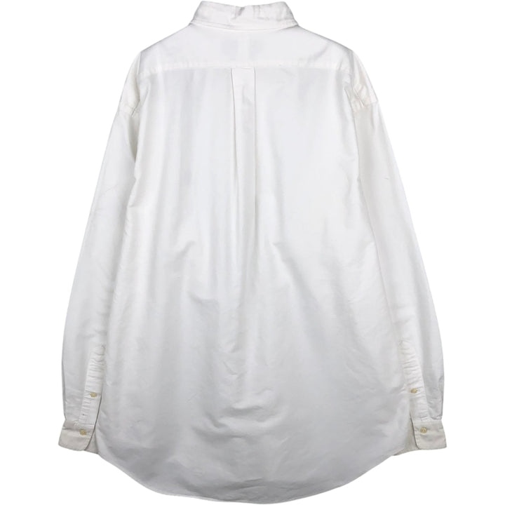 Ralph Lauren long sleeve button down shirt, men's XL size cotton white type Vintage Second Hand