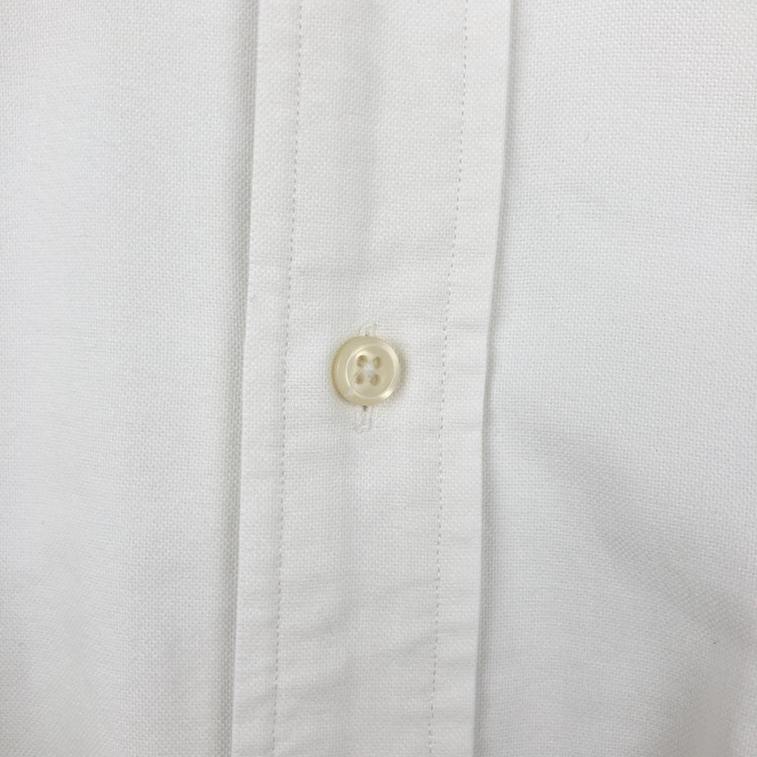 Ralph Lauren long sleeve button down shirt, men's XL size cotton white type Vintage Second Hand