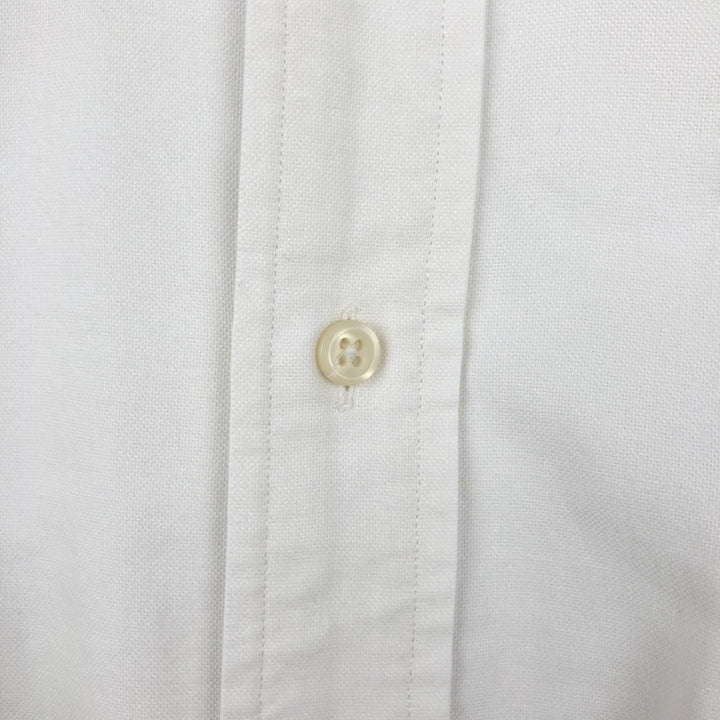 Ralph Lauren long sleeve button down shirt, men's XL size cotton white type Vintage Second Hand