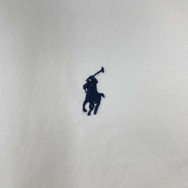 Ralph Lauren YARMOUTH long sleeve button down shirt, men's XL size cotton white type Vintage Second Hand