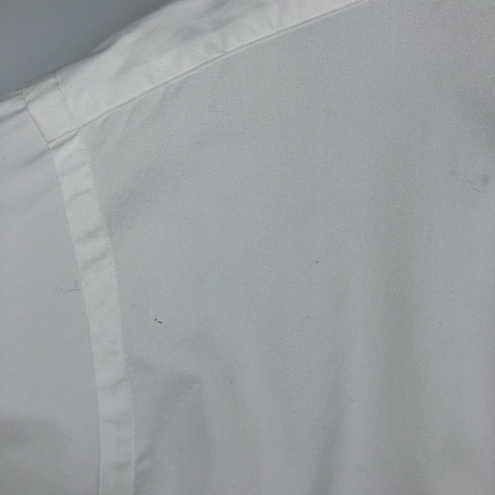 Ralph Lauren YARMOUTH long sleeve button down shirt, men's XL size cotton white type Vintage Second Hand
