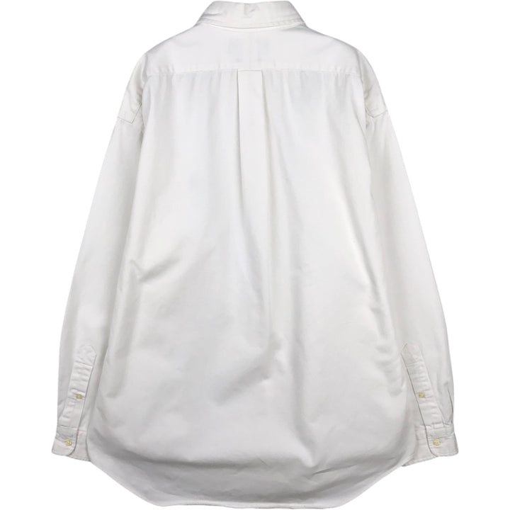 Ralph Lauren BLAKE long sleeve button down shirt, men's size L cotton white type Vintage Second Hand