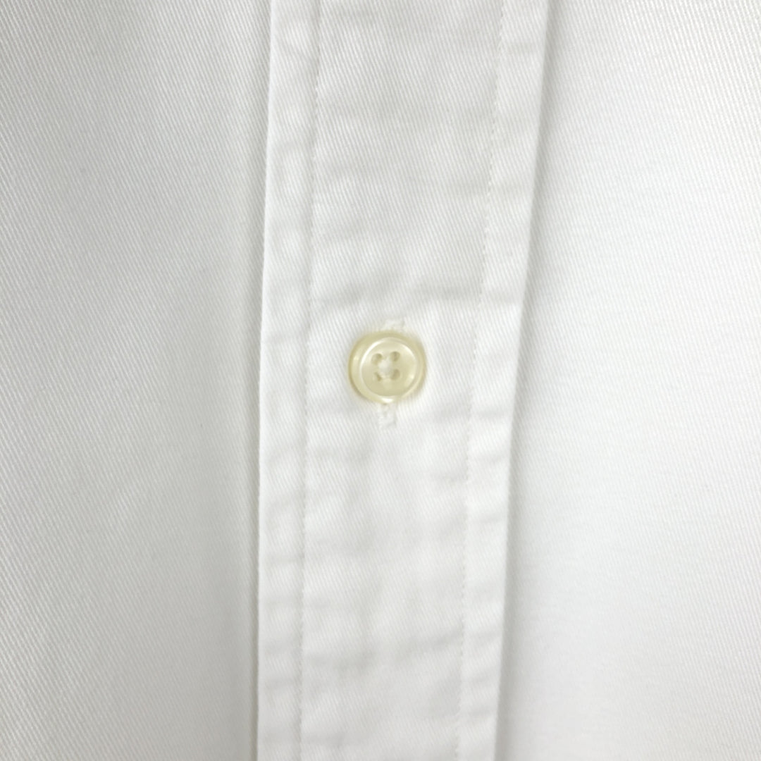 Ralph Lauren BLAKE long sleeve button down shirt, men's size L cotton white type Vintage Second Hand