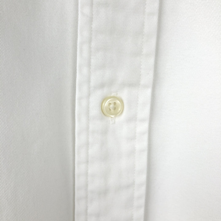 Ralph Lauren BLAKE long sleeve button down shirt, men's size L cotton white type Vintage Second Hand