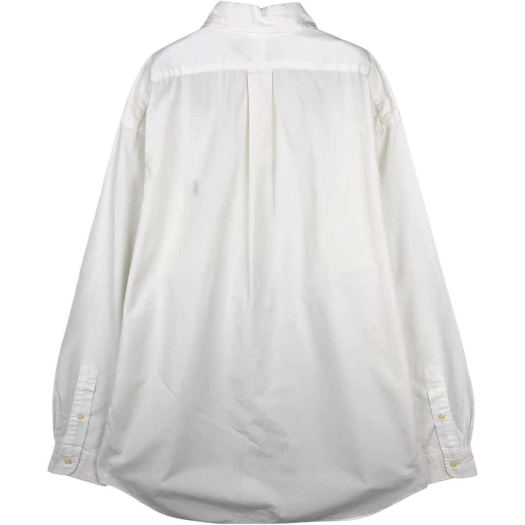 Ralph Lauren BLAKE long sleeve button down shirt, men's size L cotton white type Vintage Second Hand