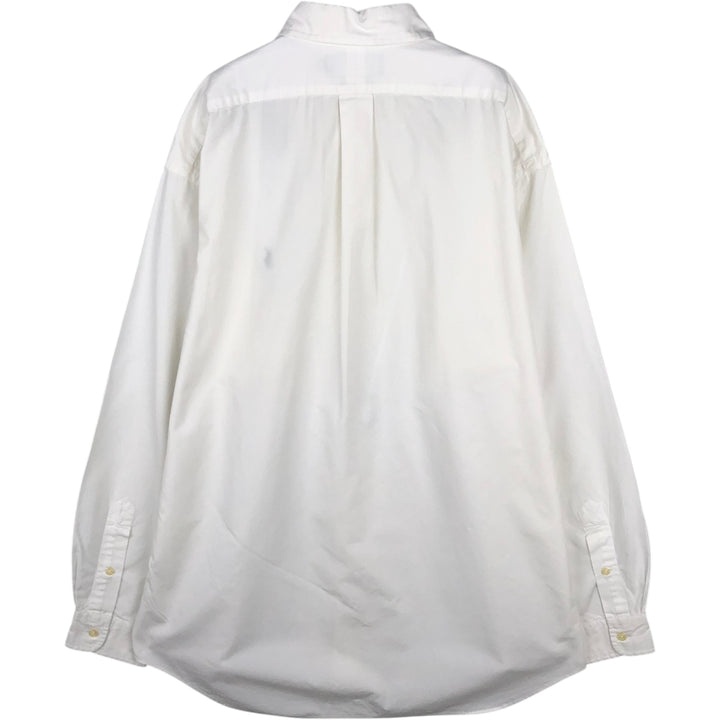 Ralph Lauren BLAKE long sleeve button down shirt, men's size L cotton white type Vintage Second Hand