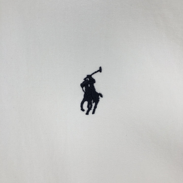 Ralph Lauren BLAKE long sleeve button down shirt, men's size L cotton white type Vintage Second Hand