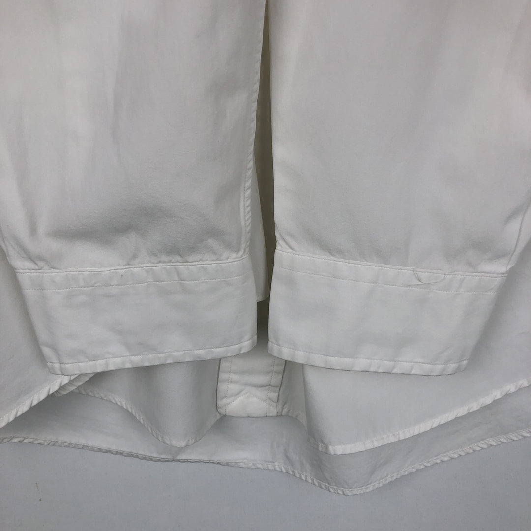 Ralph Lauren Classic Fit Long Sleeve Button Down Shirt Men's XL cotton white type Vintage Second Hand