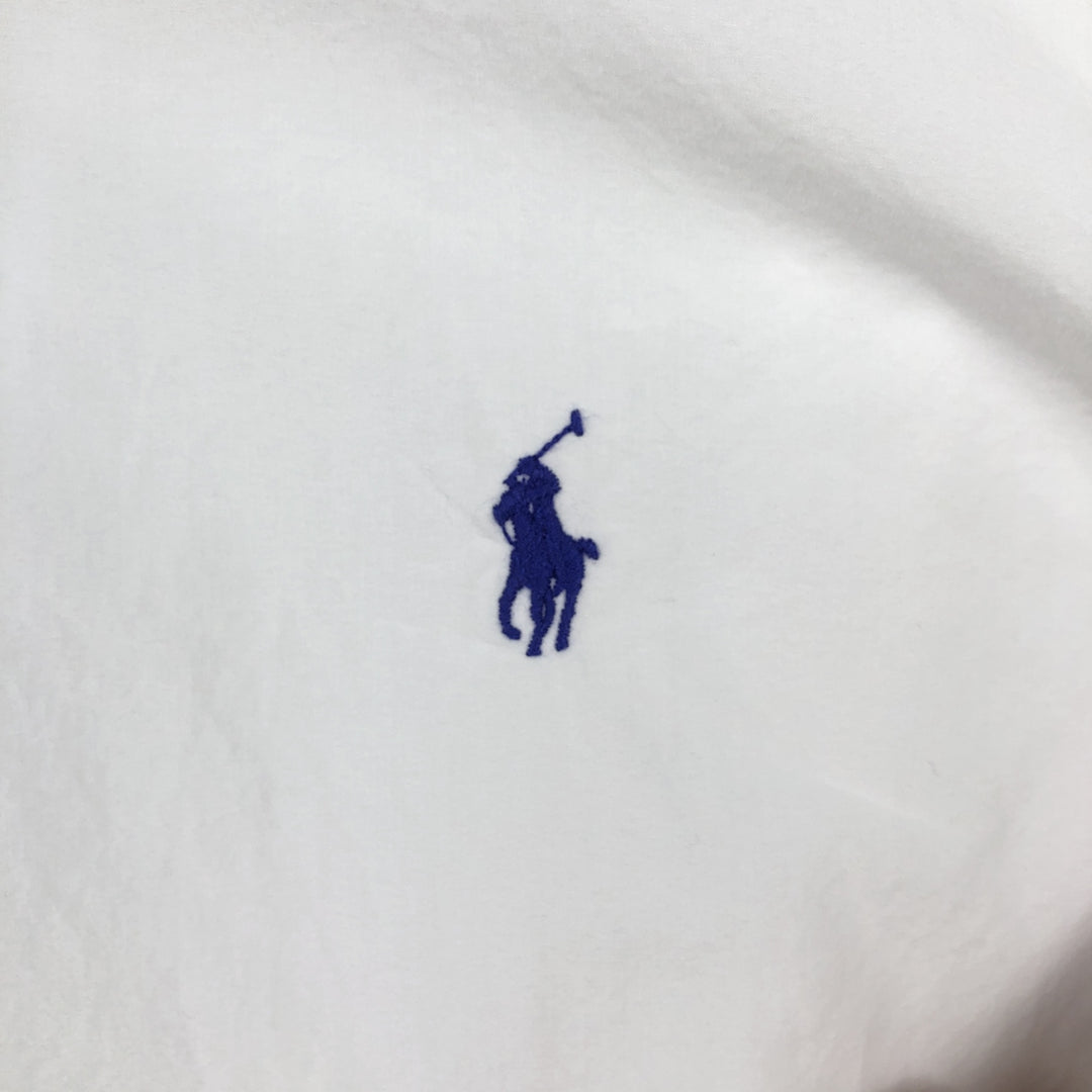 Ralph Lauren POLO RALPH LAUREN Long-Sleeve Cotton Shirt, Men's Size XL (approx.) cotton white type Vintage Second Hand