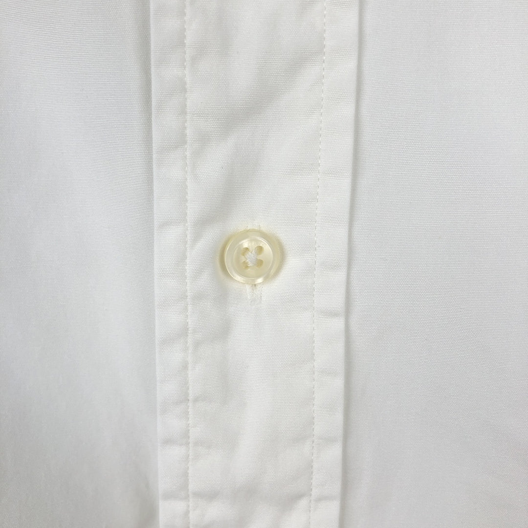 Ralph Lauren POLO by Ralph Lauren long sleeve cotton shirt, men's size L cotton white type Vintage Second Hand