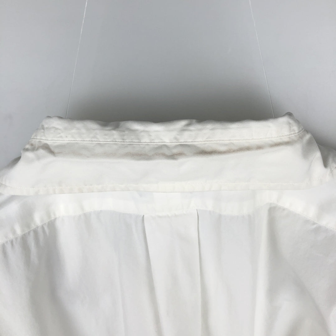 Ralph Lauren POLO by Ralph Lauren long sleeve cotton shirt, men's size L cotton white type Vintage Second Hand