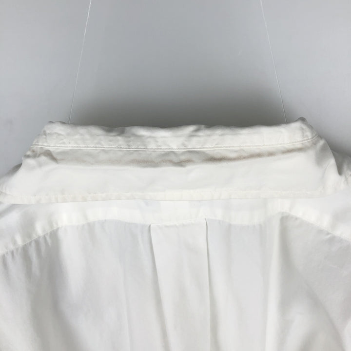 Ralph Lauren POLO by Ralph Lauren long sleeve cotton shirt, men's size L cotton white type Vintage Second Hand