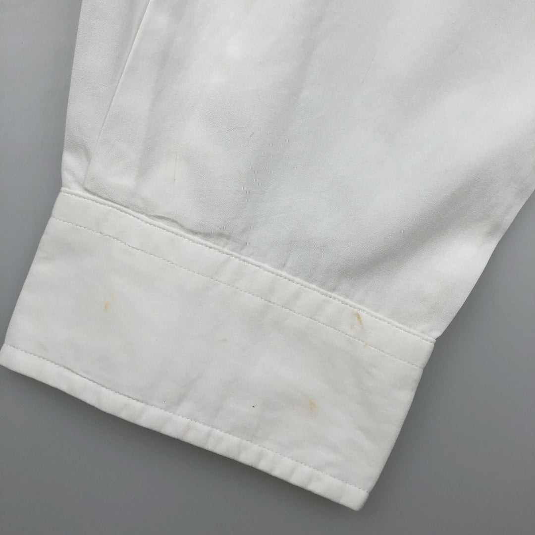 Ralph Lauren long sleeve button down shirt, men's XL size cotton white type Vintage Second Hand