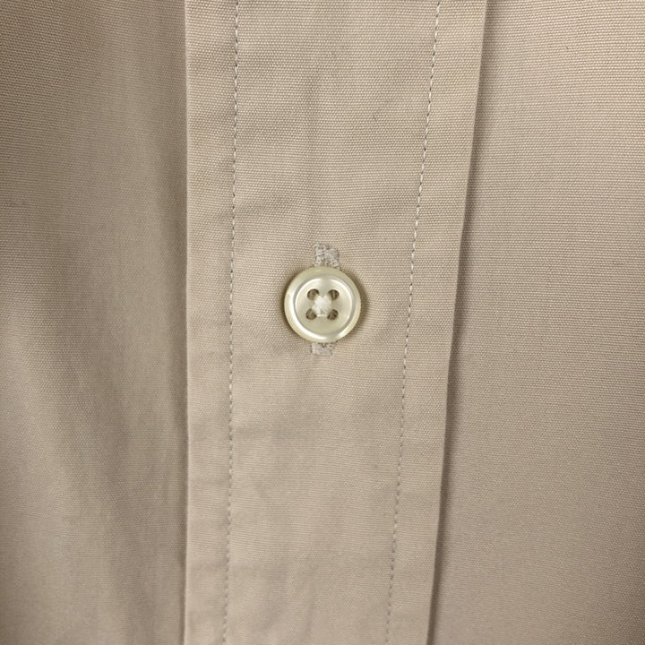 Ralph Lauren BLAKE long sleeve button down shirt, men's size L cotton Beige type Vintage Second Hand