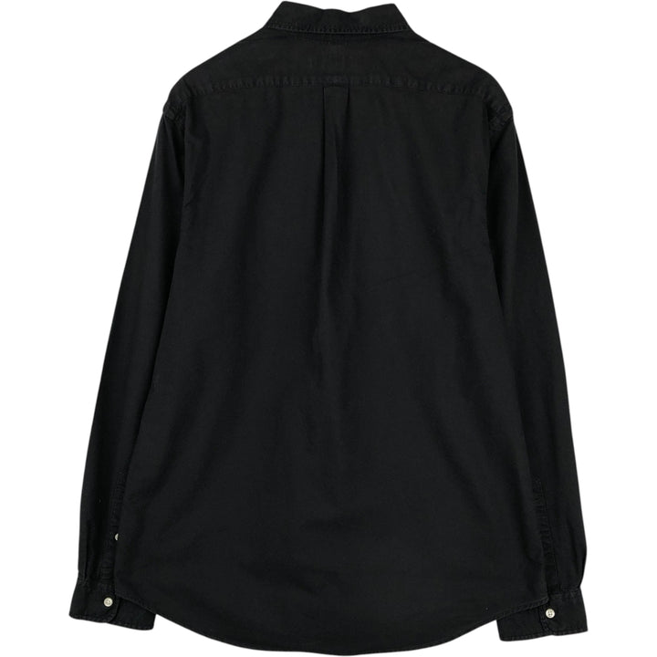 Ralph Lauren Slim Fit Long Sleeve Button-Down Shirt, Men's Size XL cotton black type Vintage Second Hand
