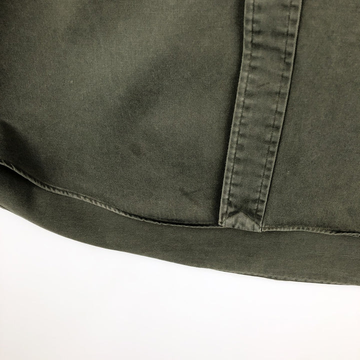 Ralph Lauren BLAKE long sleeve button down shirt, men's size L cotton Khaki type Vintage Second Hand