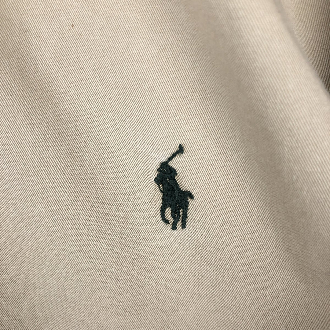 Ralph Lauren BLAKE long sleeve button down shirt, men's XL size cotton Beige type Vintage Second Hand