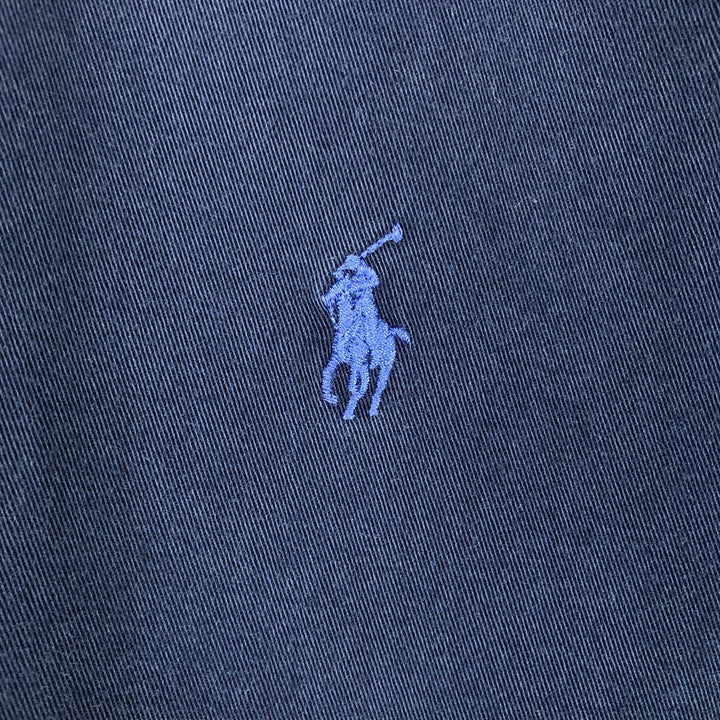 Ralph Lauren BLAKE long sleeve button down shirt, men's XL size cotton navy blue type Vintage Second Hand