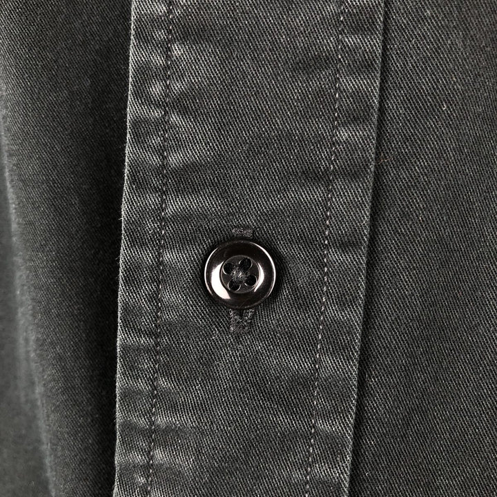 Ralph Lauren BLAKE long sleeve button down shirt, men's XL size cotton black type Vintage Second Hand