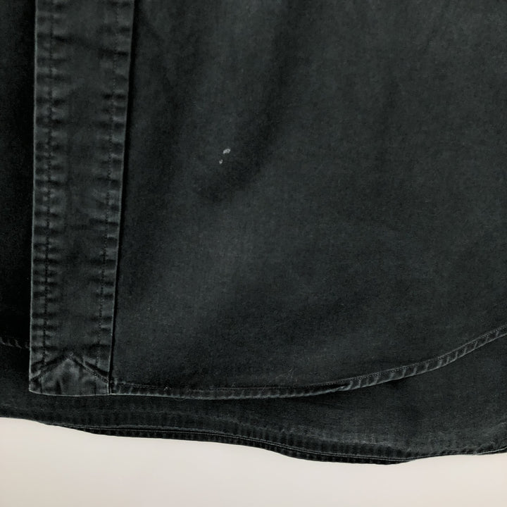 Ralph Lauren BLAKE long sleeve button down shirt, men's XL size cotton black type Vintage Second Hand
