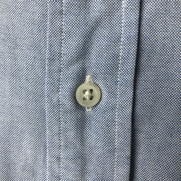 Ralph Lauren long sleeve button down shirt, men's size L cotton Blue type light blue Vintage Second Hand