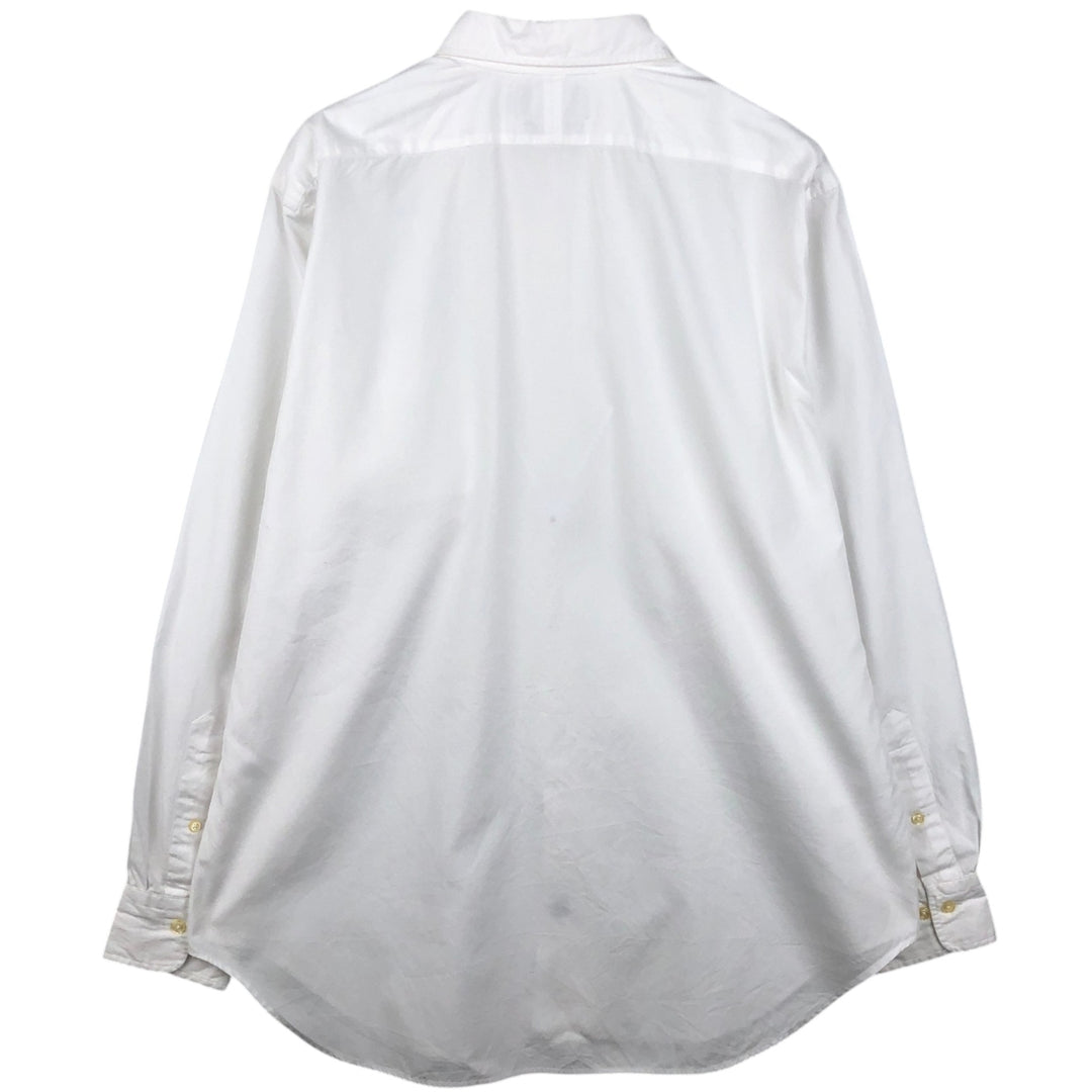 Ralph Lauren Andrew Long Sleeve Cotton Shirt, Men's XL cotton white type Vintage Second Hand