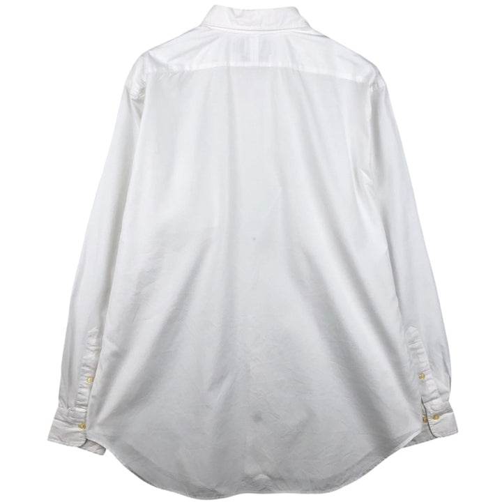 Ralph Lauren Andrew Long Sleeve Cotton Shirt, Men's XL cotton white type Vintage Second Hand