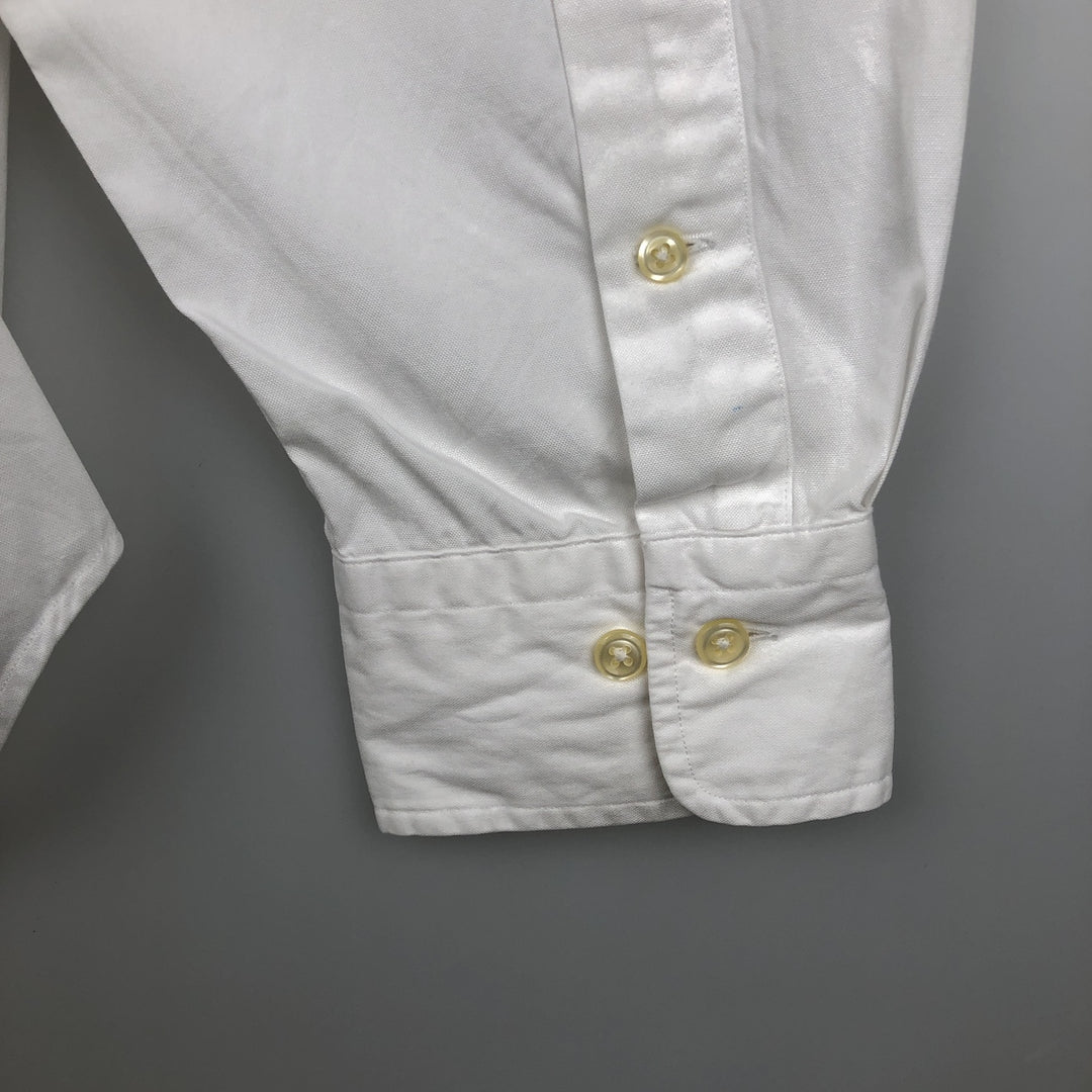 Ralph Lauren Andrew Long Sleeve Cotton Shirt, Men's XL cotton white type Vintage Second Hand