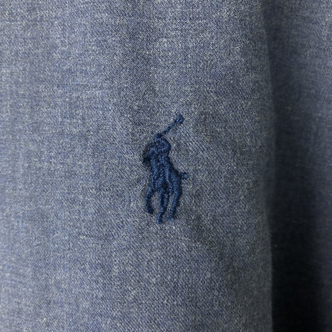 Ralph Lauren POLO RALPH LAUREN Slim Fit Long-Sleeve Cotton Shirt, Men's Size XL (approx.) cotton blue type Vintage Second Hand
