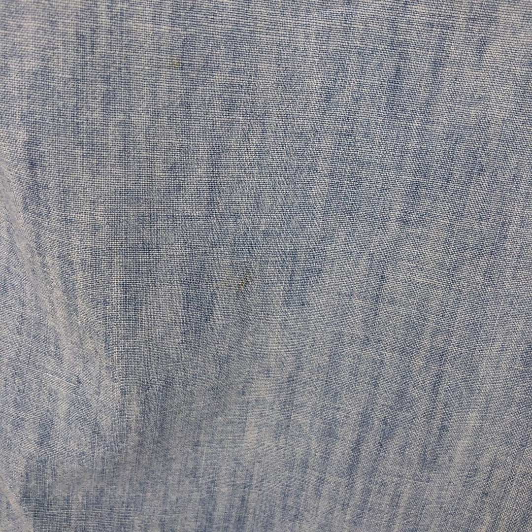 Ralph Lauren POLO RALPH LAUREN CLASSIC FIT Chambray Long-Sleeve Western Shirt, Men's Size M (approx.) unclear Blue type light blue Vintage Second Hand