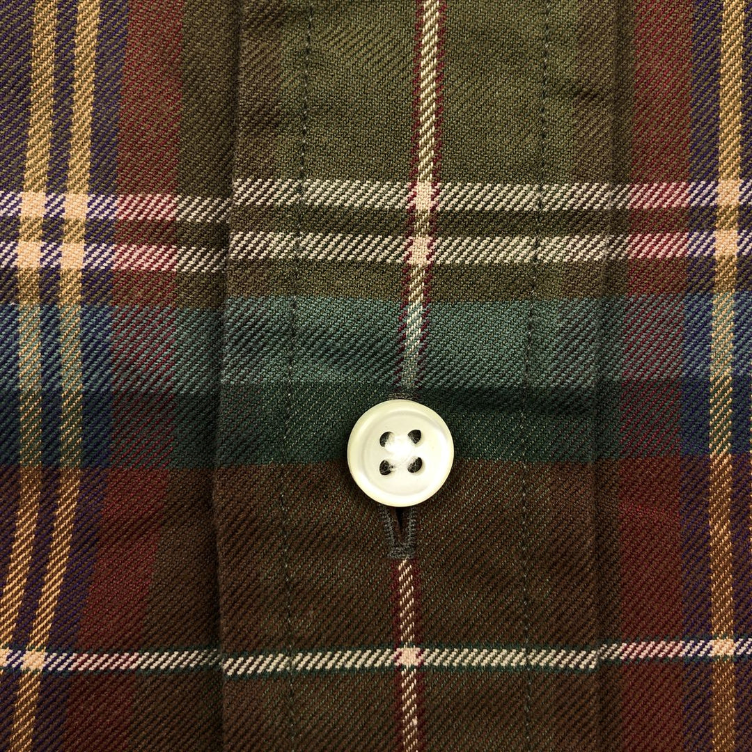 Ralph Lauren Classic Fit Long Sleeve Button Down Check Shirt Men's XL cotton multicolor Vintage Second Hand