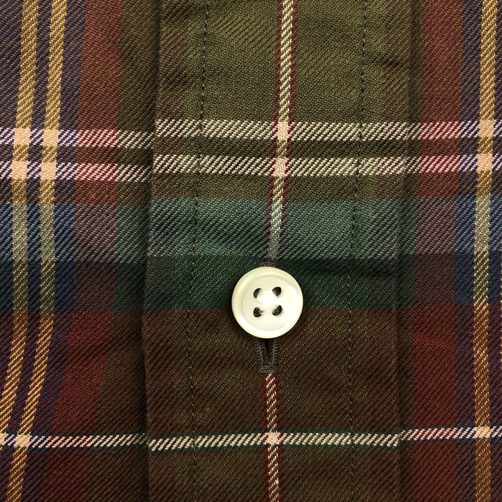Ralph Lauren Classic Fit Long Sleeve Button Down Check Shirt Men's XL cotton multicolor Vintage Second Hand