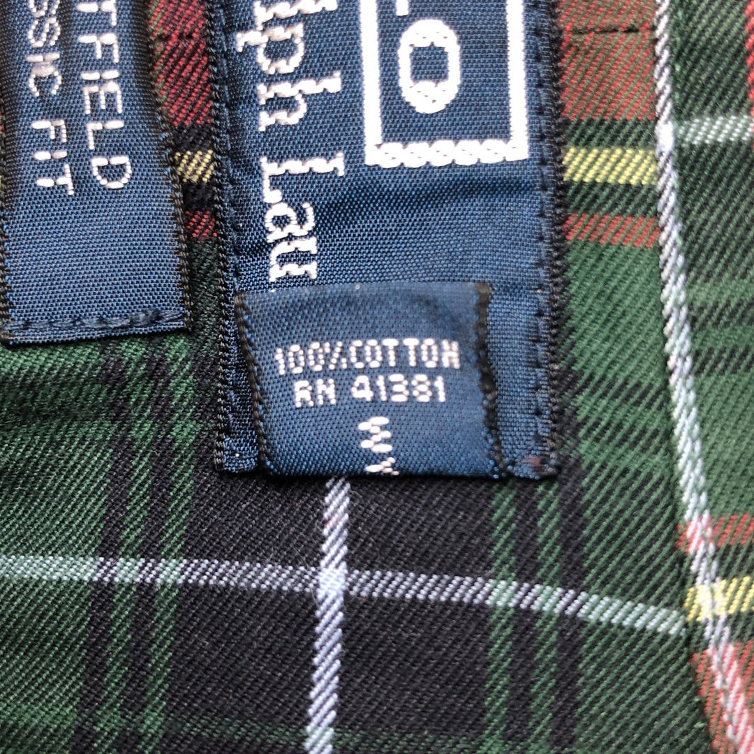 Ralph Lauren POLO by Ralph Lauren WHITFIELD CLASSIC FIT Long-Sleeve Cotton Check Shirt, Men's Size M (approx.) cotton red type Vintage Second Hand