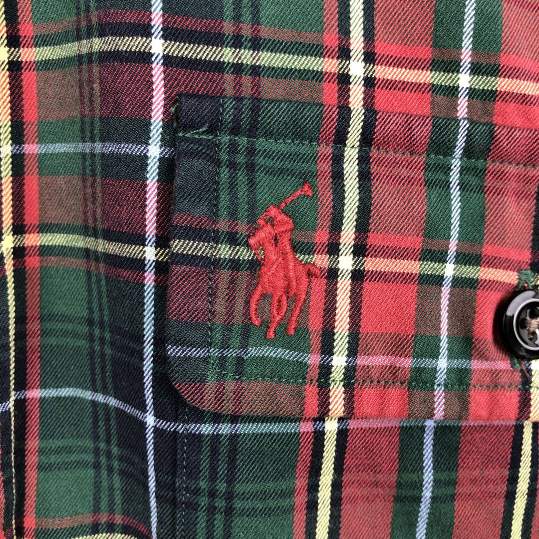 Ralph Lauren POLO by Ralph Lauren WHITFIELD CLASSIC FIT Long-Sleeve Cotton Check Shirt, Men's Size M (approx.) cotton red type Vintage Second Hand