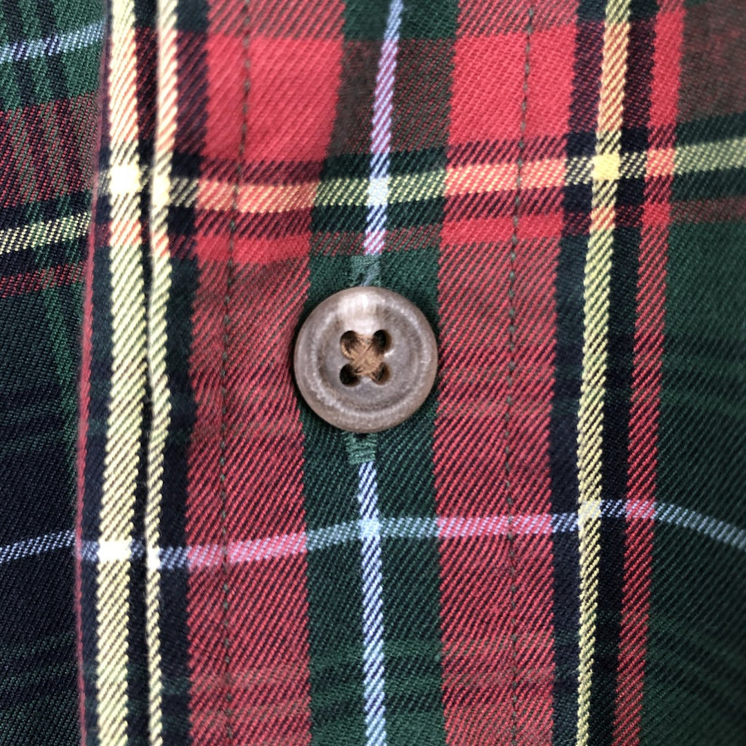Ralph Lauren POLO by Ralph Lauren WHITFIELD CLASSIC FIT Long-Sleeve Cotton Check Shirt, Men's Size M (approx.) cotton red type Vintage Second Hand