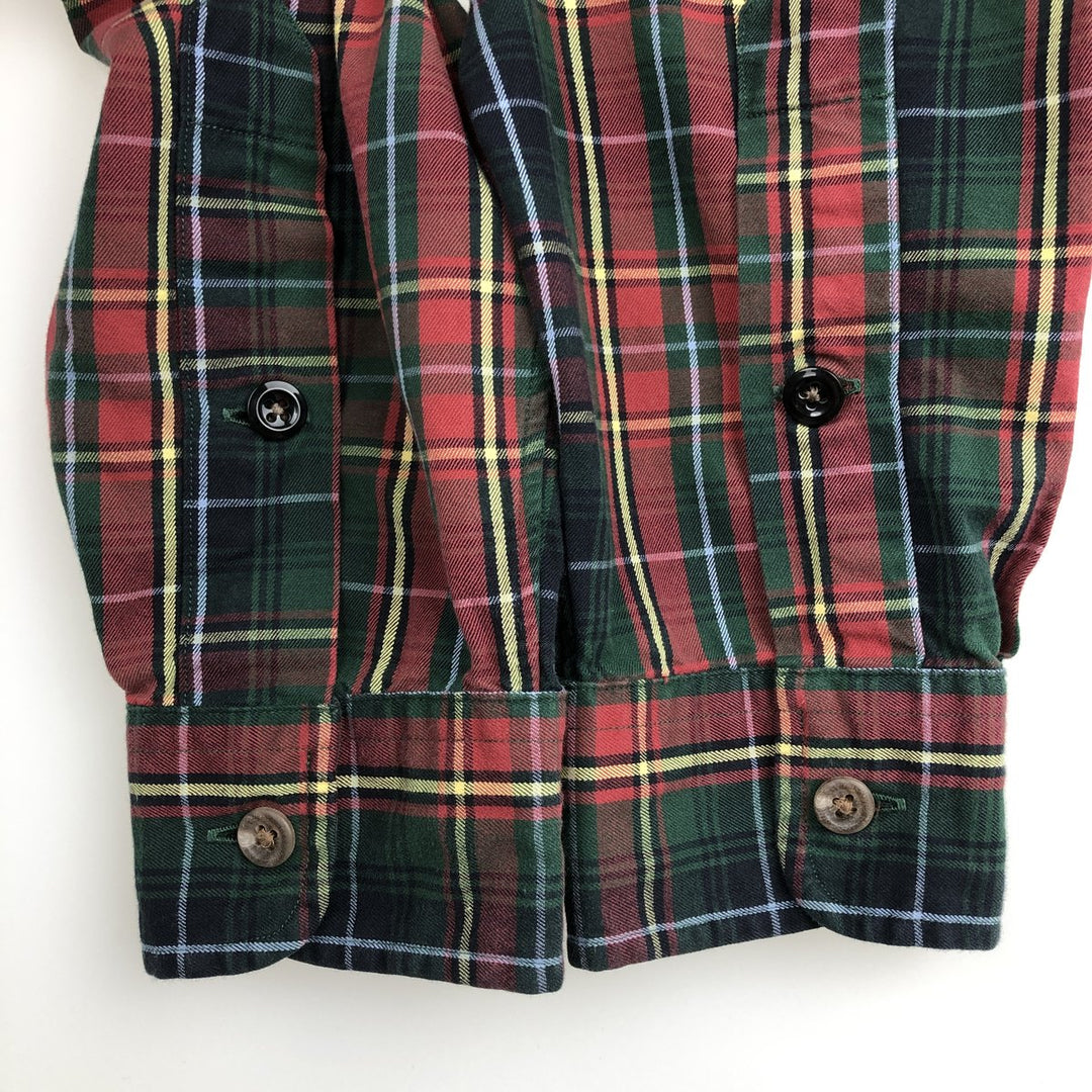 Ralph Lauren POLO by Ralph Lauren WHITFIELD CLASSIC FIT Long-Sleeve Cotton Check Shirt, Men's Size M (approx.) cotton red type Vintage Second Hand