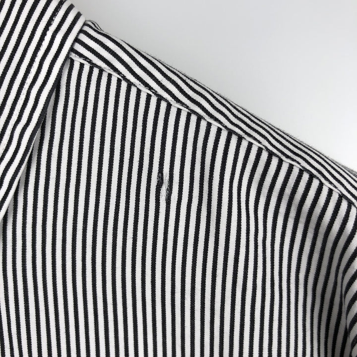 Ralph Lauren long sleeve button down striped shirt, men's XL size cotton white type Vintage Second Hand