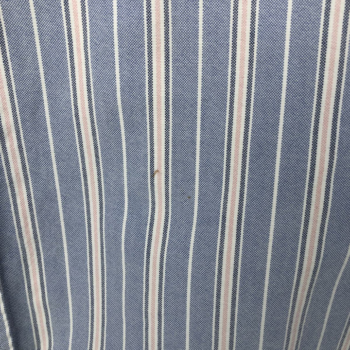 Ralph Lauren Classic Fit Long Sleeve Button Down Striped Shirt Men's XXL cotton Blue type light blue Vintage Second Hand